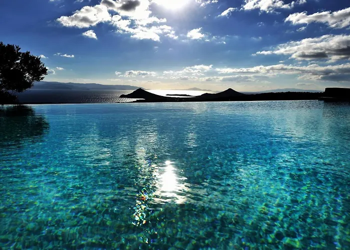 Acqua - Gorgeous Pool Villa, Stunning Sea Views, Helipad! Villa Páros