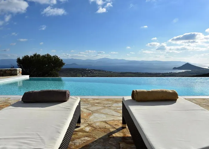 Acqua - Gorgeous Pool Villa, Stunning Sea Views, Helipad! Villa Páros