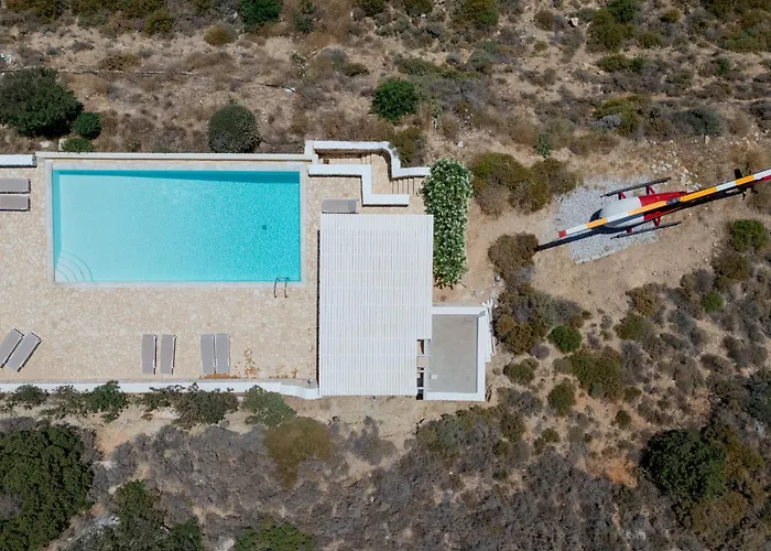 Acqua - Gorgeous Pool Villa, Stunning Sea Views, Helipad! * Páros