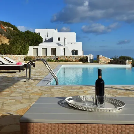 Villa Acqua - Gorgeous Pool Villa, Stunning Sea Views, Helipad! Parasporos