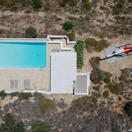 Acqua - Gorgeous Pool Villa, Stunning Sea Views, Helipad! * Parasporos
