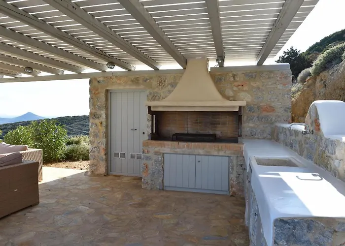 Acqua - Gorgeous Pool Villa, Stunning Sea Views, Helipad! Vila Páros